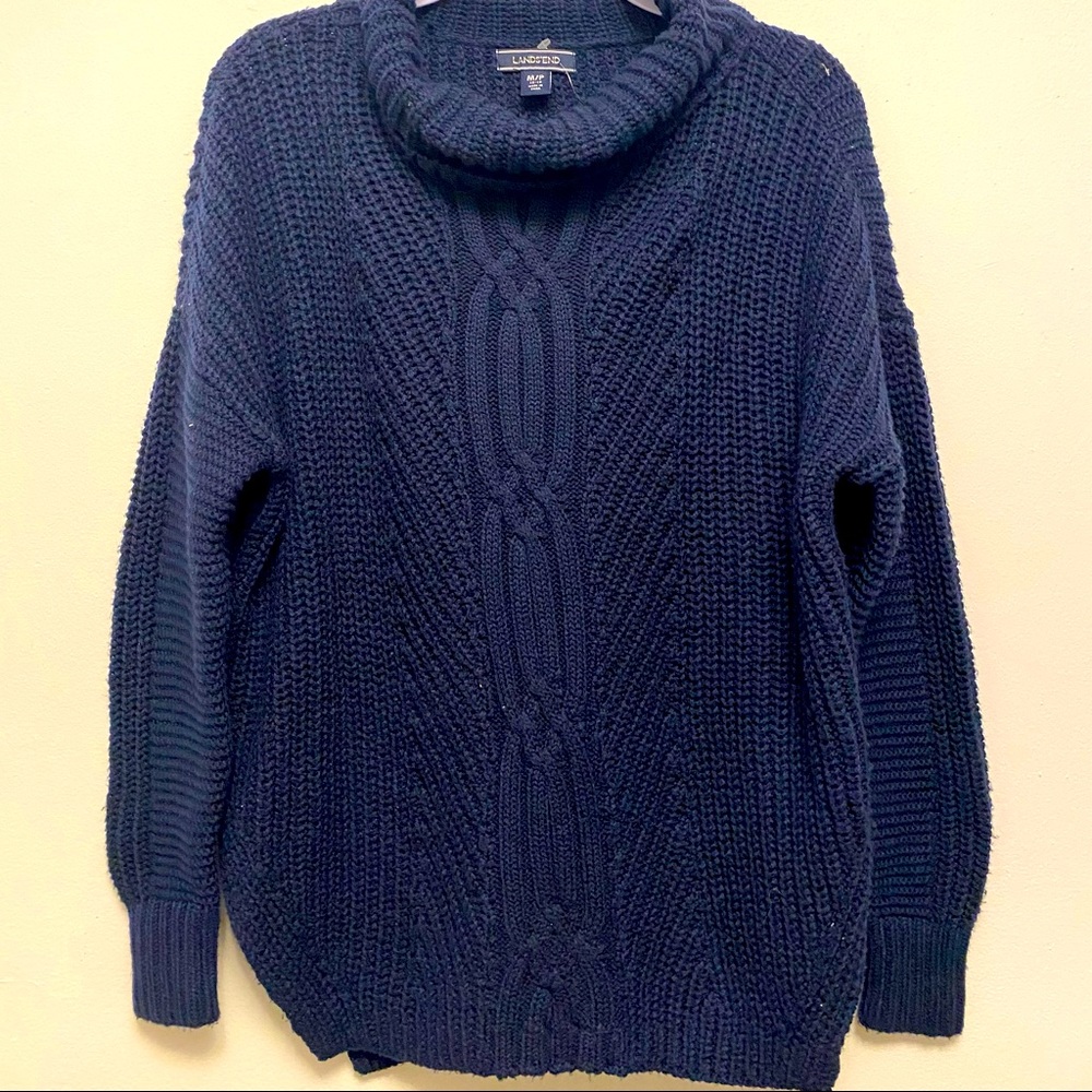Navy Blue Knit Sweater